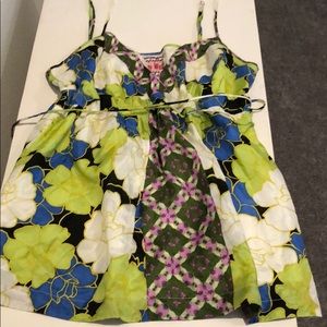 Johnny Was silk tank cami